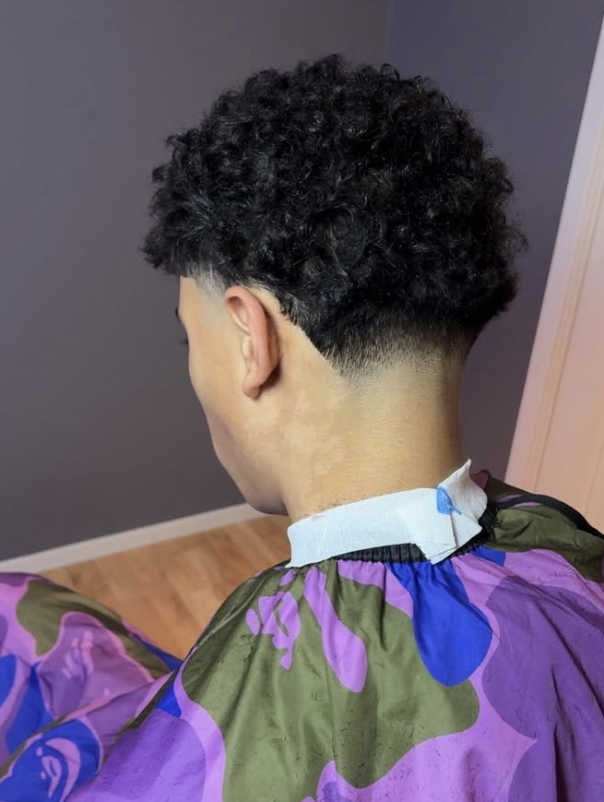 Curly fade
